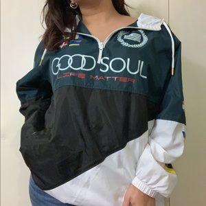 Contender “Good Soul” Pull Over Windbreaker